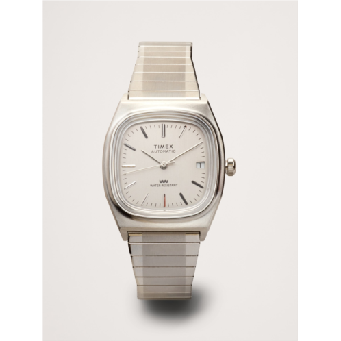 Bananarepublic Automatic 1983 E Line Stainless Steel Reissue By Timex