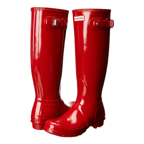 Womens Hunter Original Tall Gloss Rain Boots