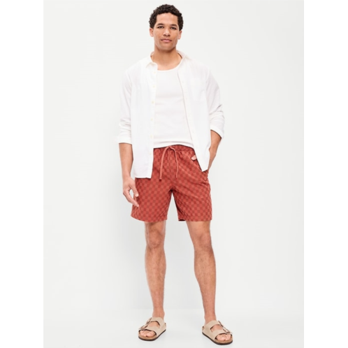 OldNavy Textured-Knit Jogger Shorts -- 7-inch inseam