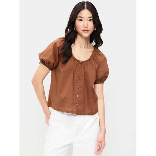 OldNavy Airy Button-Down Top