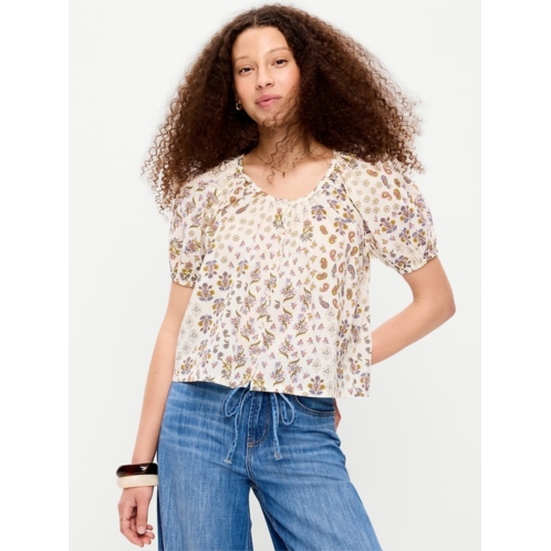OldNavy Airy Button-Down Top