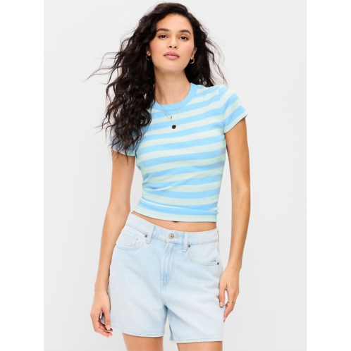 OldNavy Snug Crew-Neck Ribbed T-Shirt