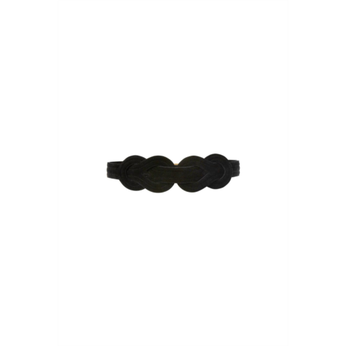 FIGUE womens love knot belt in black