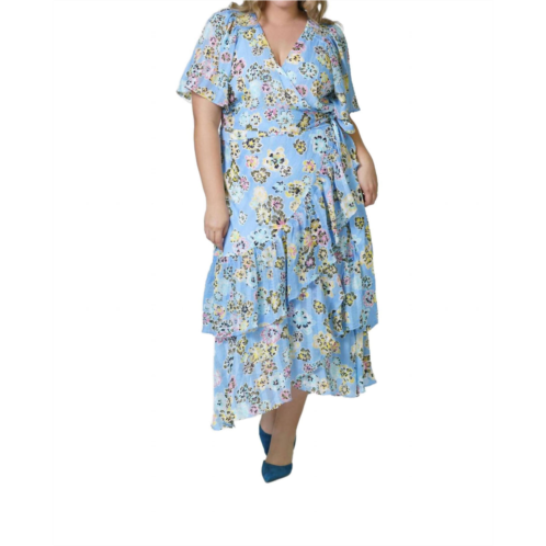 TANYA TAYLOR brittany dress - plus in light blue