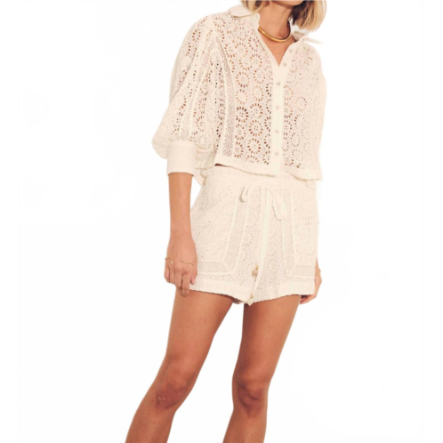 CAROLINA K moni shorts in off white