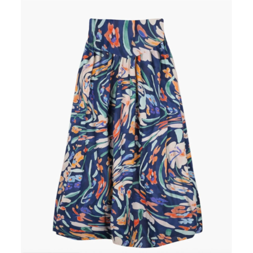 De Loreta clavel skirt jaleo azul in navy multi