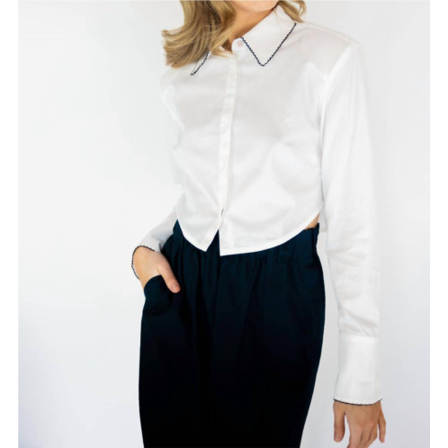 De Loreta abi blouse in white