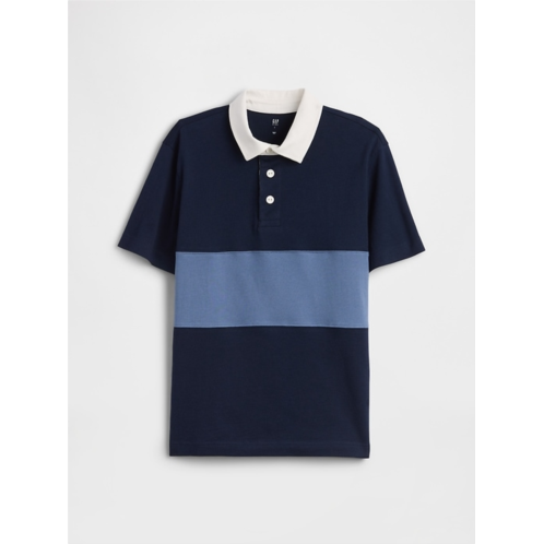 Gap Kids Colorblock Rugby Polo Shirt