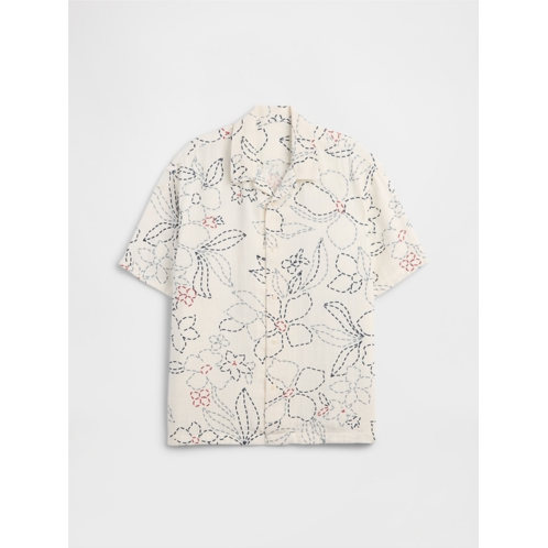 Gap Kids Textured Vacay Shirt
