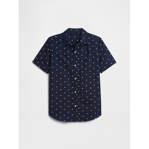 Gap Kids Print Poplin Shirt