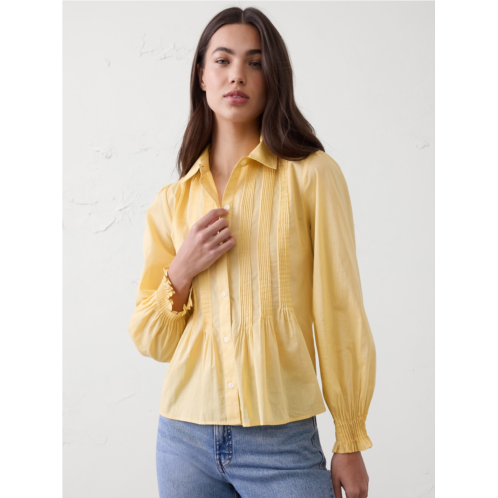 bananarepublic Fine Pintuck Voile Shirt