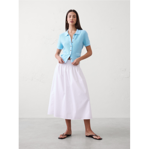 bananarepublic Textured Button-Down Sweater Polo