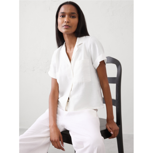 bananarepublic Linen-Blend Shirt