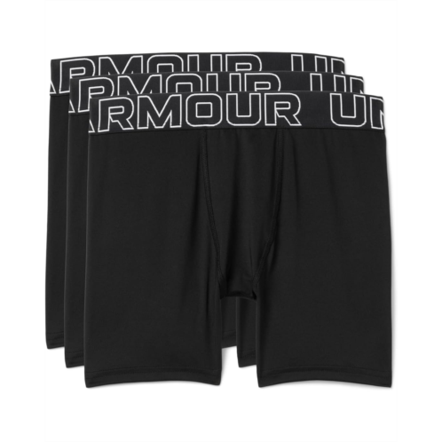 Boys Under Armour Kids Under Armour Kids Performance Tech Solid 3-Pack Boxer Briefs (Big Kids)