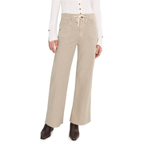 Womens Paige Arellia Ankle Utility Pockets And Knee Darts In Vintage Dark Cobblestone