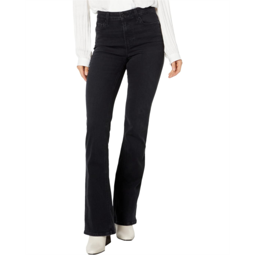 Paige 32 High-Rise Laurel Canyon in Black Willow