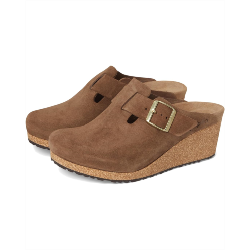 Womens Birkenstock Fanny Wedge Clog - Suede