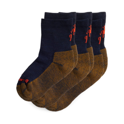 Kids Smartwool Kids Smartwool Kids Hike Light Cushion Crew Socks 3-Pack (Toddler/Little Kid/Big Kid)
