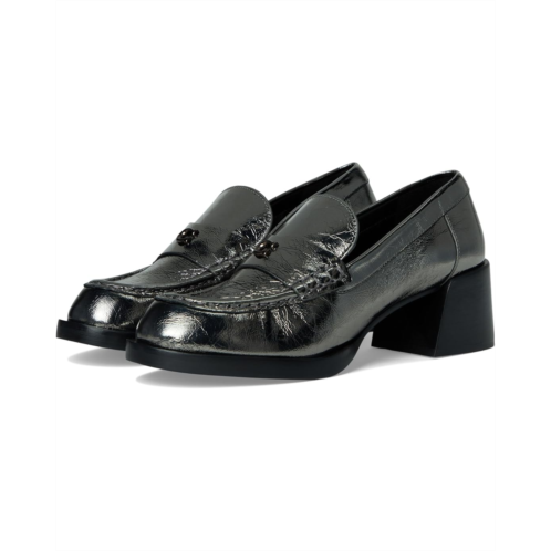 COACH Natalie Crinkled Metallic Loafer
