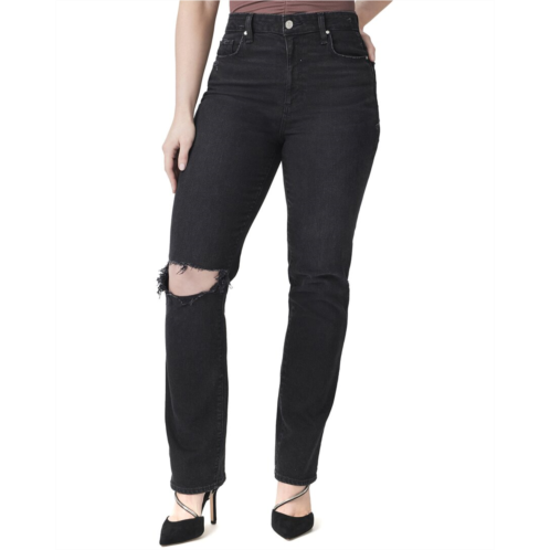 PAIGE knockout onyx cloud destructed jean