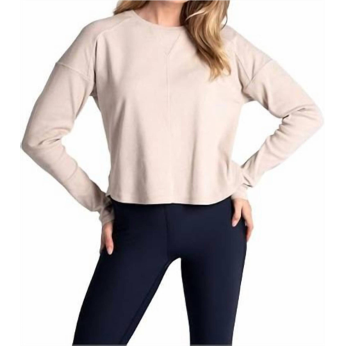 LOLE classic crew sweatshirt in abalone