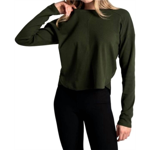 LOLE classic crew sweatshirt in kombu