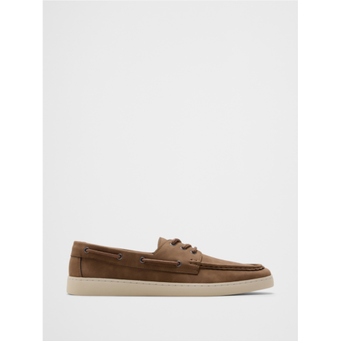 bananarepublic Vegan Suede Boat Shoe