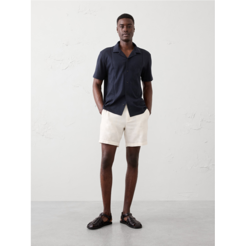 bananarepublic Standard-Fit Knit Resort Shirt