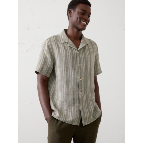 bananarepublic Standard-Fit Textured Resort Shirt