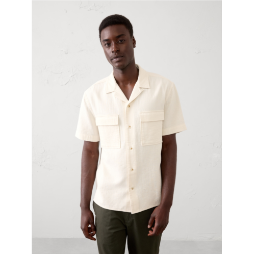 bananarepublic Standard-Fit Double Weave Resort Shirt