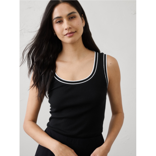 bananarepublic Ribbed Scoop-Neck Tank