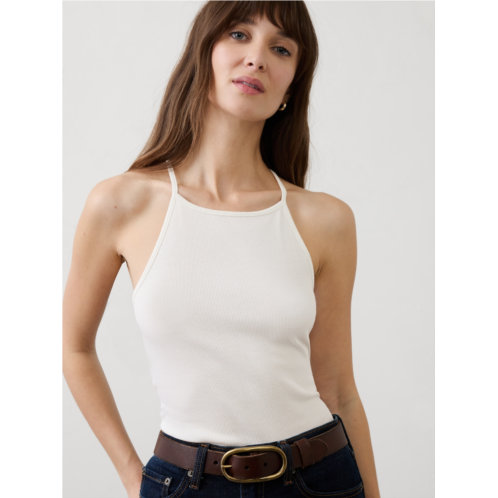 bananarepublic Ribbed Strappy Racer-Back Top