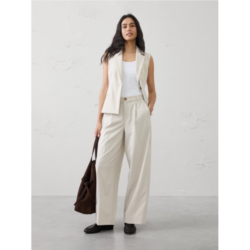 bananarepublic Straight-Leg Mid-Rise Relaxed Trouser