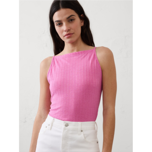 bananarepublic Ribbed High-Neck Top