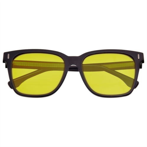 Breed Mens Black Square Sunglasses