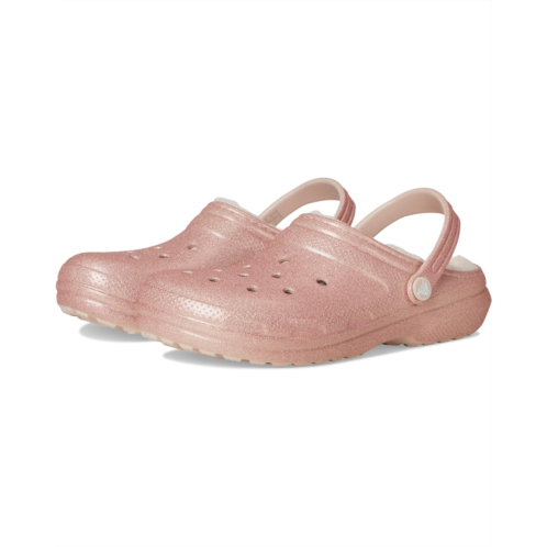 Crocs Kids Classic Lined Glitter Clogs (Little Kid/Big Kid)