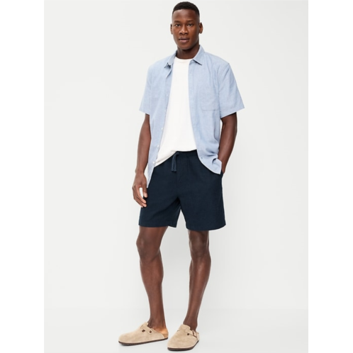 OldNavy Linen-Blend Jogger Shorts -- 7-inch inseam
