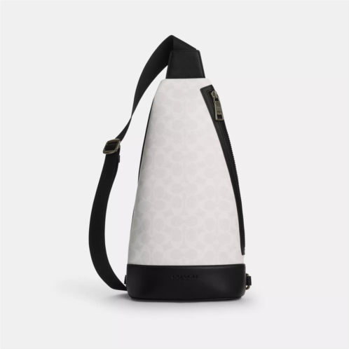Coach Outlet dominic sling pack in signature canvas