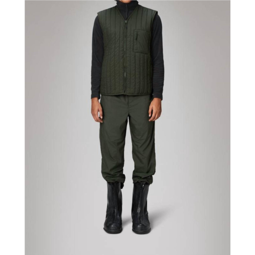 Rains giron liner vest t1 in green