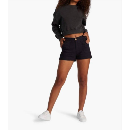 ROXY oceanside beach shorts in true black