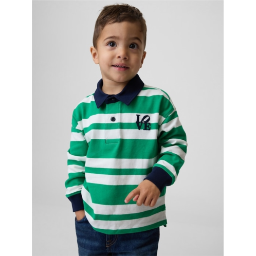 Gap Toddler Robert Indiana LOVE Rugby Shirt