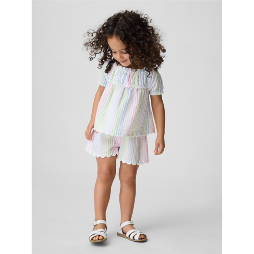 Gap Baby & Toddler Seersucker Stripe Outfit Set
