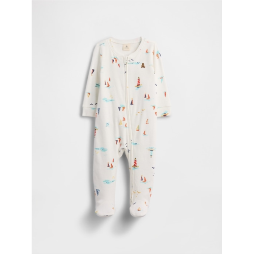 Gap Baby Print Two-Way Zip One-Piece