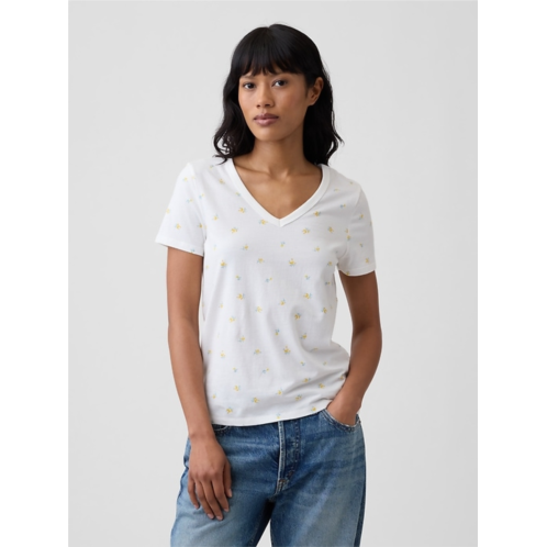 Gap Favorite Print V-Neck T-Shirt