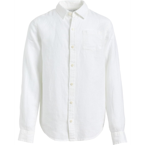 Janie and Jack Linen Roll Up Shirt (Toddler/Little Kid/Big Kid)