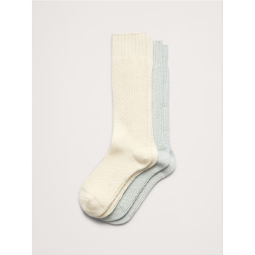 Bananarepublic Cozy Sock 2-Pack with Merino Wool