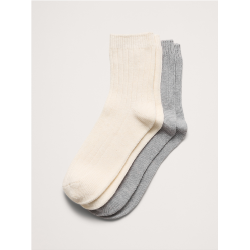Bananarepublic Cozy Sock with a Touch of Cashmere 2-Pack