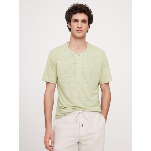 Bananarepublic Linen Henley T-Shirt