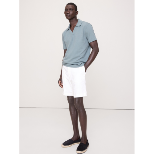 Bananarepublic Mesh Johnny-Collar Polo