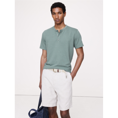 Bananarepublic Mesh Henley T-Shirt